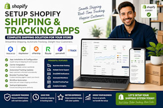 setup shopify shipping track123 shipstation aftership route parcelwill 17track