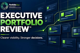 review your project portfolio for executive decisions