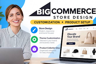 do bigcommerce store design and theme customization