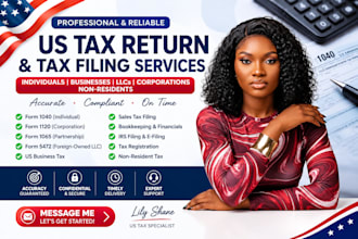 us tax return, tax filing, 1040, 1120, 1065, 5472, tax preparation, tax filing