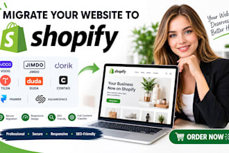 migrate voog jimdo dorik tilda duda contao framer squarespace website to shopify
