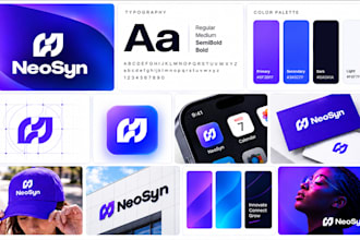 design a complete brand identity, logo, branding kit and brand guidelines