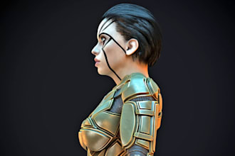 add arkit52 to 3d,ai powered avatar,cyborg,ai bot model,glb tutor 3d,talkinghead
