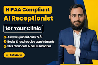build a hipaa compliant ai receptionist for your clinic