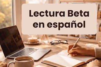 beta read your manuscript and provide detailed, thoughtful feedback