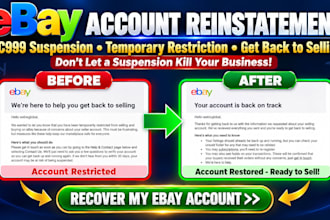 reinstate your ebay suspended account with mc999 appeal letter