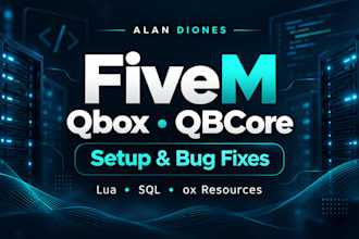 fix and configure your fivem qbox or qbcore server