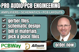 l design audio pcbs, amplifier circuits, schematics and pcb layouts