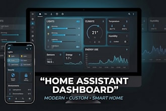 create a modern home assistant dashboard