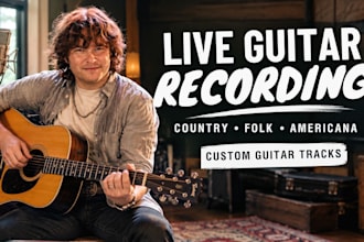 arrange and record live instruments for your country song