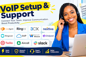 liveagent ringex 3cx nextiva ringover voip ms weave dialpad twilio aircall slack