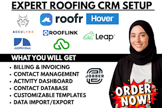 setup roofing crm contractor acculynx jobnimbus roofr rooflink jobber leap hover