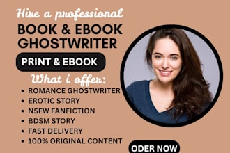 ghostwrite romance novel story plot nsfw fanfiction erotic fanfic story bdsm
