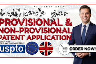 do your patent search, drafting and filing as a patent attorney
