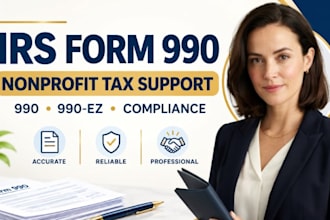 prepare irs form 990 and 990ez for your nonprofit