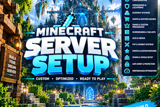 setup a custom minecraft server for you
