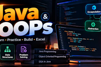 write clean java code, oop programs and fix errors