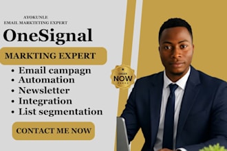 setup onesignal push notification automation workflow onesignal email campaigns