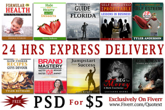 design professional ebook cover or kindle cover design