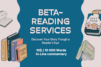 beta read your fantasy or sci fi novel