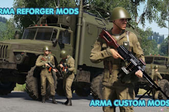 create custom arma reforger mods scripts weapons maps for your dedicated server