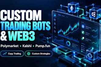 develop polymarket kalshi copy trading and pump fun bots