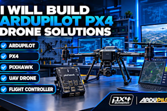 develop ardupilot  px4 uav drone firmware, pixhawk autopilot, flight controller
