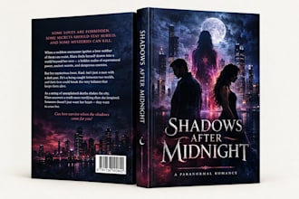 design urban fantasy cover , paranormal romance , mystery and thriller cover kdp