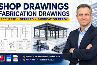create professional shop drawings and fabrication drawings in autocad