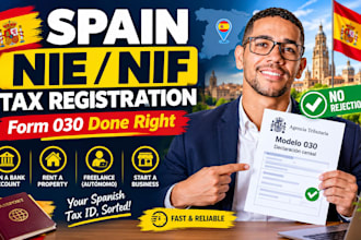 get your spanish nif, nie tax registration correctly via modelo 030