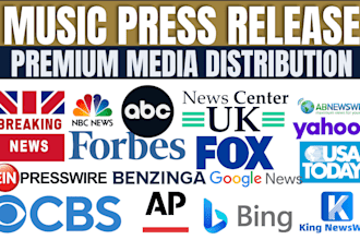 do music press release, music PR and music promotion