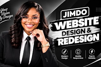 design, customize and redesign your professional jimdo website
