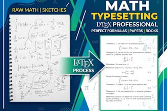 typeset and format your math, physics, or engineering document in latex