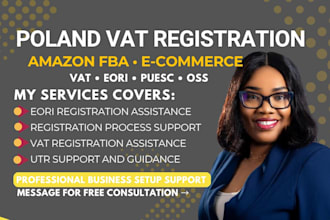 assist with poland vat registration for amazon fba and ecommerce