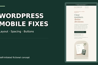 fix mobile layout issues on your wordpress website