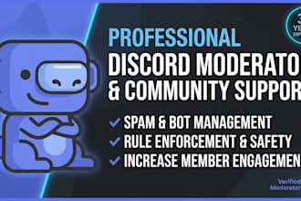 be your expert discord community moderator and chat support