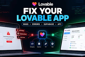 fix lovable app bugs, lovable errors, and broken features
