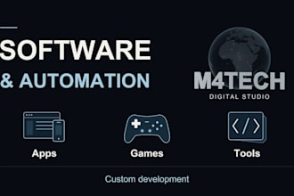 develop custom software apps games and automation tools
