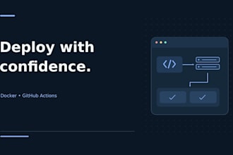 dockerize your app and set up github actions deployment