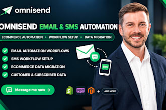 setup omnisend email automation omnisend sms workflows and ecommerce migration