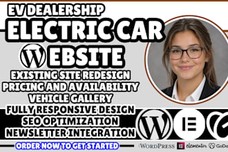electric car website, ev website, electric vehicle website ev dealership website