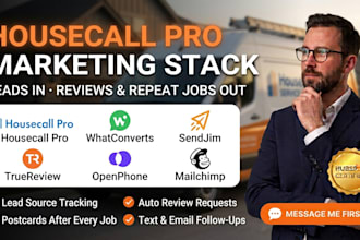 housecall pro integration whatconverts sendjim truereview openphone mailchimp