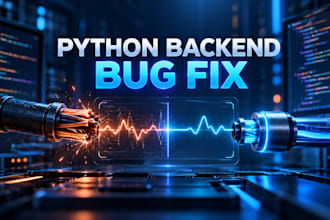 fix a python fastapi or django backend bug
