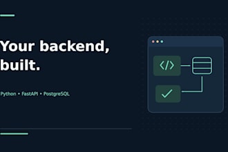 build a python fastapi backend with postgresql