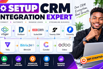 setup vtiger dolibarr suitecrm twenty CRM instantly tally bitrix24 candid odoo