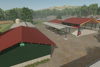 create custom farming simulator fs25 fs22 maps and mods with field building