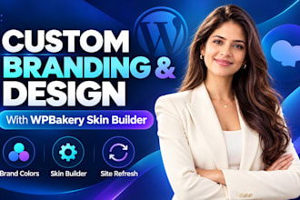 customize your wpbakery website design and branding