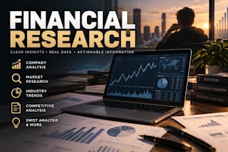 research and analyze financial data