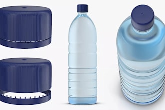design premium packaging, plastic bottle, metal container, can design, paint can