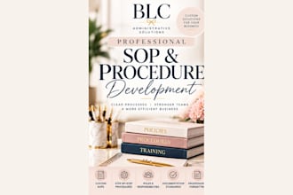 create professional sops and procedures